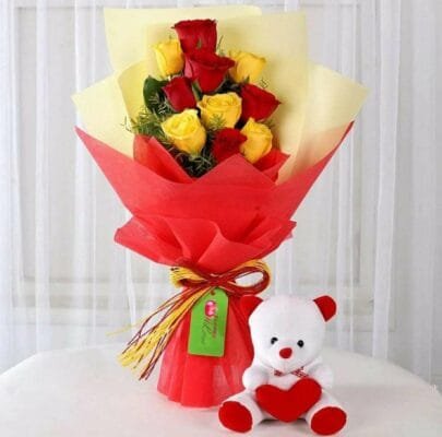 Roses 10 N Teddy