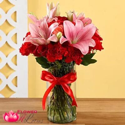 Beautiful Flowers in Vase