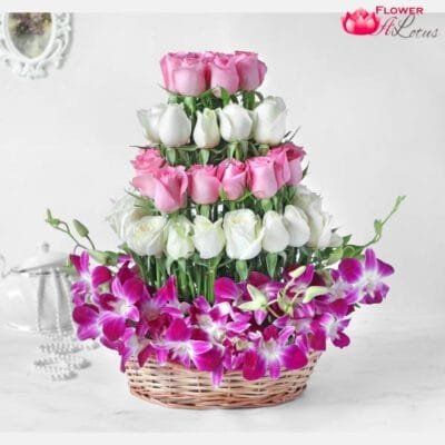 Dazzling Floral Basket