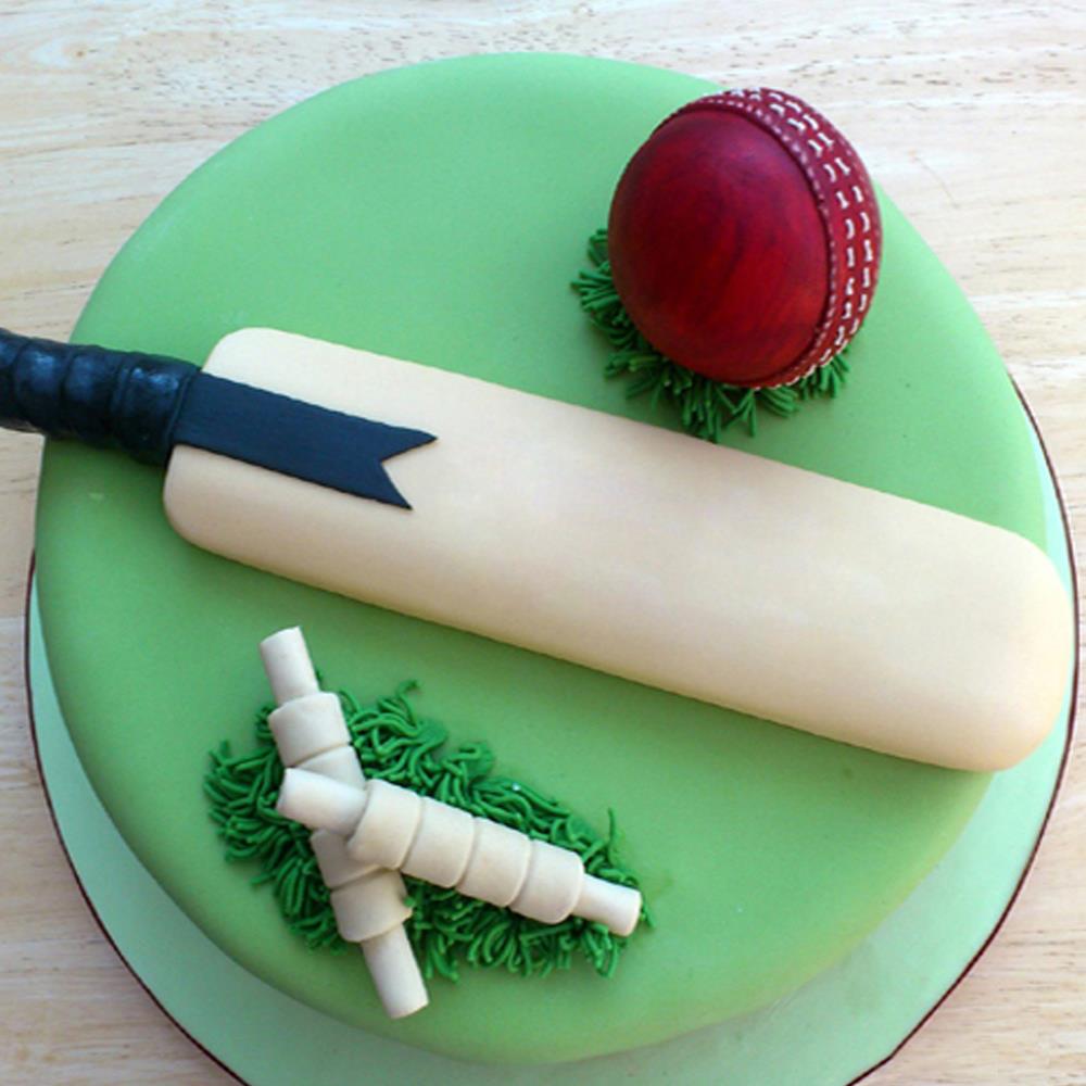 Cricket Cake for a 70th Birthday | Little Hill Cakes
