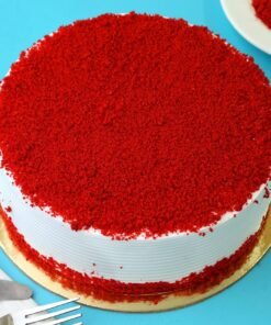 Red Velvet Fresh Cream Cake Half kg.
