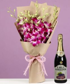 Orchids Pamper with Champagne