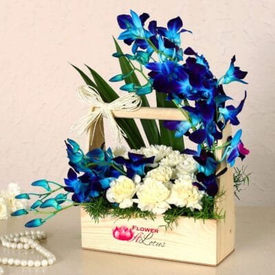 Beautiful Orchids and Carnations Arrangement