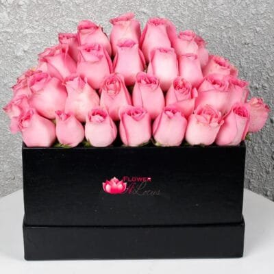 Pink Roses Box of Happiness