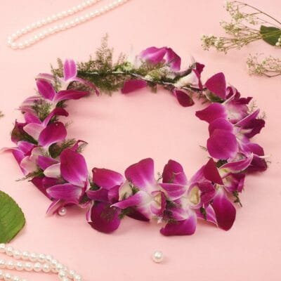 Purple Orchid Tiara