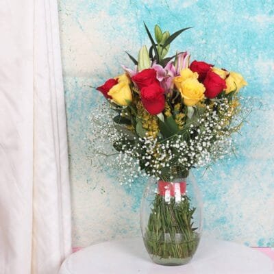 Beautiful tricolor bouquet