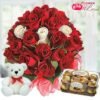 Roses21 Teddy N Chocolate